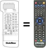 Replacement remote control 597-080A