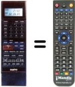 Replacement remote control 613.071.2752