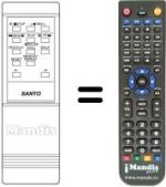 Replacement remote control 613.079.2624