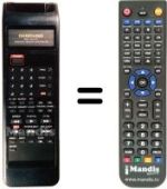 Replacement remote control 6152-602-2SE