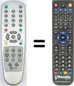 Replacement remote control LG RT-15LA31
