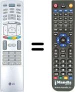 Replacement remote control LG RZ-42PX10