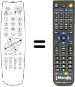 Replacement remote control 900