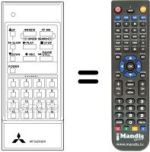 Replacement remote control 939P-06501