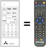Replacement remote control 939P-15402