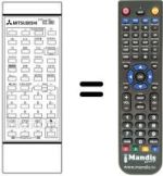 Replacement remote control 939P-21201