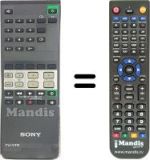 Gleichwertige Fernbedienung Sony KV-2121 D