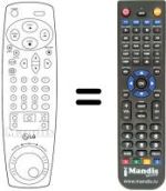 Replacement remote control LG AF-499 P
