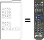Replacement remote control AUTOVOX 99 / 30