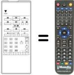 Replacement remote control Marantz MV 762