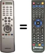 Replacement remote control Samsung WS 32M206V