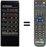 Gleichwertige Fernbedienung Pioneer DECODER BR-82 B (CABLE TV)