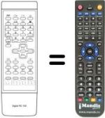 Replacement remote control DIGITAL RC 103