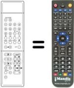 Gleichwertige Fernbedienung DTV 2 DIGITAL