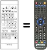Replacement remote control 75 6404