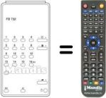 Replacement remote control FB 732