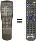 Replacement remote control Telestar STARSAT T
