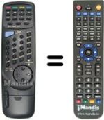 Replacement remote control Irradio FTC 2023 SX