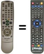 Replacement remote control Sharp LC-22AD1E