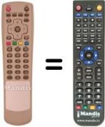 Replacement remote control Hyundai P 42 SX