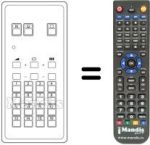 Replacement remote control UNIVERSUM 9299900