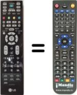 Replacement remote control LG 26 LB 76
