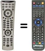 Replacement remote control NordMende MD 7223