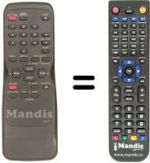 Replacement remote control Funai NA 175