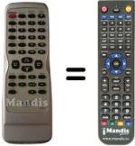 Replacement remote control NA 601