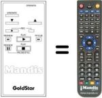 Replacement remote control PN 243 104K