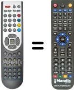 Replacement remote control RC 1167