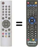Replacement remote control Grandin CF 1001