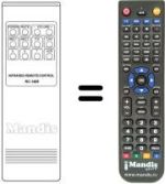 Replacement remote control RC 1409