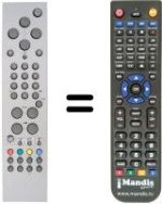 Replacement remote control NordMende RC 1551
