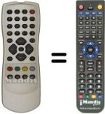 Replacement remote control Marantz LC 2000