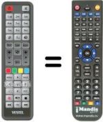 Replacement remote control RC 2400