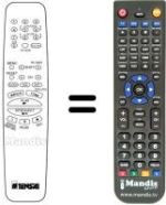 Replacement remote control RC 302 S