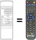Replacement remote control RC 322