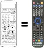 Replacement remote control RC 400FS