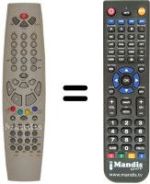 Replacement remote control Vestel 2120