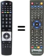 Replacement remote control RC 5110