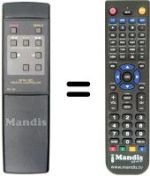 Replacement remote control RC 58