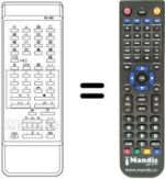 Replacement remote control RC 659