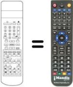 Replacement remote control RC 8077 / VE