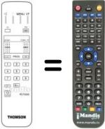 Replacement remote control Teleavia 21 MG 76 CL