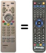 Replacement remote control Arc En Ciel 32 WH 210 S