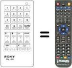 Gleichwertige Fernbedienung Sony KV-2204 ET