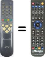 Replacement remote control JVC AV 32WL1
