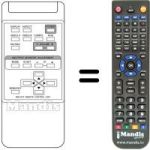 Replacement remote control JVC GDV 4210
