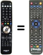 Replacement remote control RM-F02